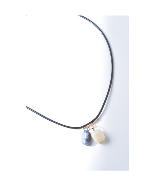 tone（トーン）の「【Astyle】天然石チョーカー(MA)（チョーカー・レディース・ブラック・FREE）」の2枚目の写真