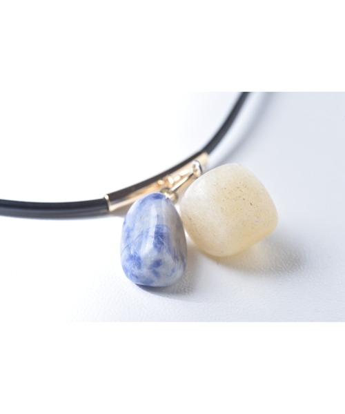 tone（トーン）の「【Astyle】天然石チョーカー(MA)（チョーカー・レディース・ブラック・FREE）」の3枚目の写真