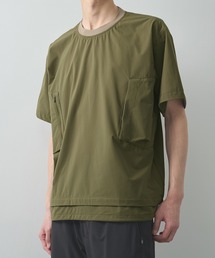 POLIQUANT | 【POLIQUANT/ポリクアント】THE DEFORMED S/S PULLOVER WITH UTILITY POCKETS(Tシャツ/カットソー)