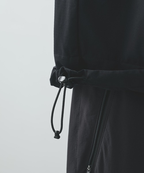 POLIQUANT（ポリクアント）の「【POLIQUANT/ポリクアント】THE DEFORMED S/S PULLOVER WITH UTILITY POCKETS（Tシャツ/カットソー・メンズ・ブラック/オリーブ・1/2）」の17枚目の写真