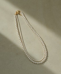LAULEN（ローレン）の「double pearl short necklace /2連パールマグネットショートネックレス（ネックレス）」