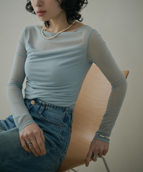 LAULEN(ローレン)の「double pearl short necklace /2連パールマグネットショートネックレス(ネックレス・レディース・アイボリー・FREE)」の5枚目の写真