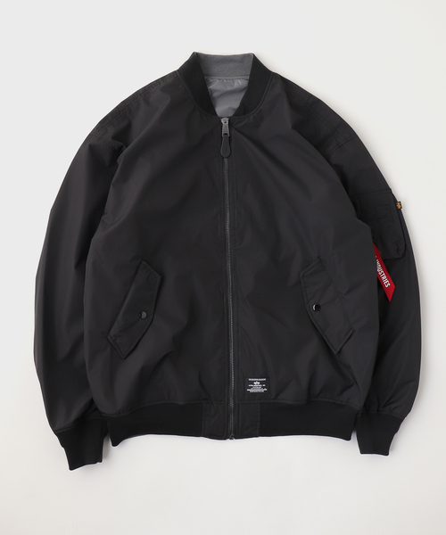 アルファインダストリーズ　L-2B　フライトジャケット　ブラック ALPHA INDUSTRIES / アルファ インダストリーズ L-2B OVERSIZED FLIGHT