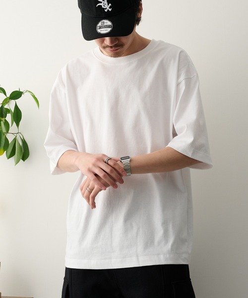 セール】【Cross＆Stitch】マックスウェイト オーバーサイズTシャツ(5