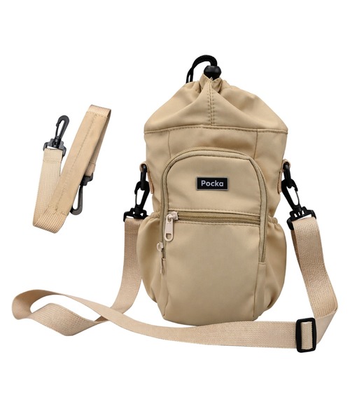 CALIFORNIA OUTFITTERS(カリフォルニア アウトフィッターズ)の「4A2 BIG ボトルバッグ ショルダー&ハンドストラップ仕様(ショルダーバッグ・メンズ・ベージュ/ブラック・ONESIZE)」の8枚目の写真