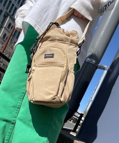 CALIFORNIA OUTFITTERS(カリフォルニア アウトフィッターズ)の「4A2 BIG ボトルバッグ ショルダー&ハンドストラップ仕様(ショルダーバッグ・メンズ・ベージュ/ブラック・ONESIZE)」の11枚目の写真