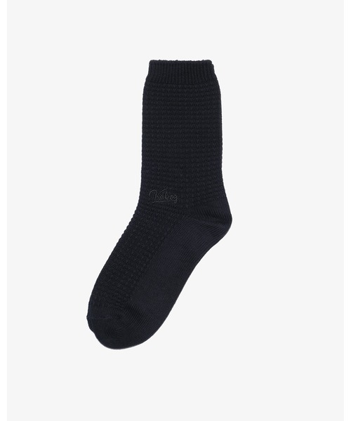 KEBOZ(ケボズ)の「ICON WAFFLE SOCKS(ソックス/靴下・メンズ・ホワイト/ブラック/ミント・FREE)」の3枚目の写真
