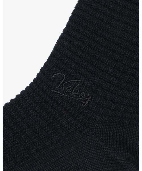 KEBOZ(ケボズ)の「ICON WAFFLE SOCKS(ソックス/靴下・メンズ・ホワイト/ブラック/ミント・FREE)」の6枚目の写真