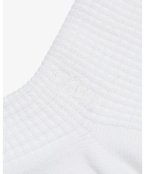KEBOZ(ケボズ)の「ICON WAFFLE SOCKS(ソックス/靴下・メンズ・ホワイト/ブラック/ミント・FREE)」の5枚目の写真