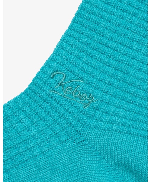 KEBOZ(ケボズ)の「ICON WAFFLE SOCKS(ソックス/靴下・メンズ・ホワイト/ブラック/ミント・FREE)」の4枚目の写真