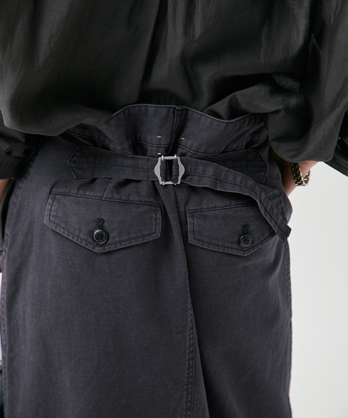 VERMEIL par iena(ヴェルメイユパーイエナ)の「upper hights アッパーハイツ THE SANDY 144A34302(スカート・レディース・ベージュ系その他/ネイビー・SMALL/X-SMALL)」の9枚目の写真