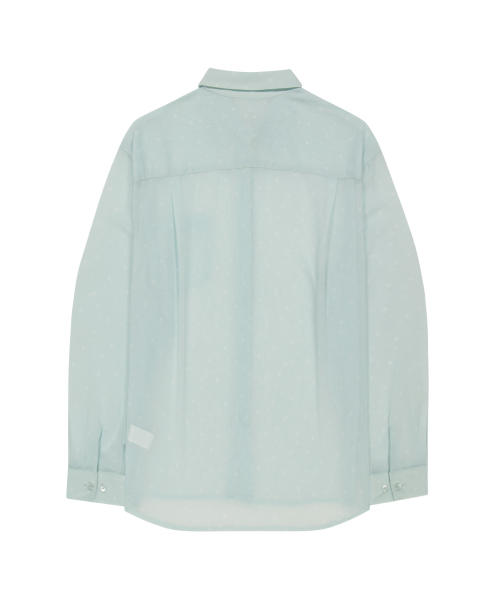 OJOS(オホス)の「Graphic Sheer Shirts / Mint(シャツ/ブラウス・レディース・その他・OS)」の3枚目の写真