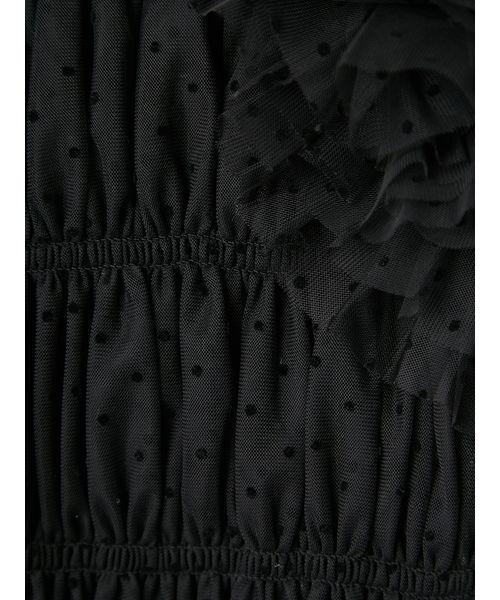 FRAY I.D(フレイアイディー)の「チュールコンビ2wayカットトップス(Tシャツ/カットソー・レディース・ブラック/ホワイト/ミント・F)」の16枚目の写真