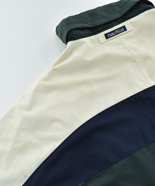 NAUTICA(ノーティカ)の「【USED】90’s Nautica セーリング ギアジャケット(ナイロンジャケット・メンズ・グリーン・LARGE)」の12枚目の写真