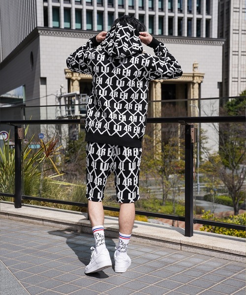 LUXE/R(ラグジュ)の「(RM)【LUXE/R】ジャガード ニット ZIP パーカ パーカー(パーカー・メンズ・ホワイト/ブラック・LARGE/X-LARGE)」の11枚目の写真