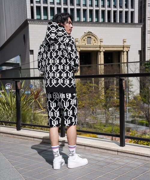 LUXE/R(ラグジュ)の「(RM)【LUXE/R】ジャガード ニット ZIP パーカ パーカー(パーカー・メンズ・ホワイト/ブラック・LARGE/X-LARGE)」の12枚目の写真