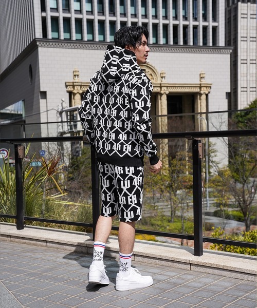 LUXE/R(ラグジュ)の「(RM)【LUXE/R】ジャガード ニット ZIP パーカ パーカー(パーカー・メンズ・ホワイト/ブラック・LARGE/X-LARGE)」の13枚目の写真