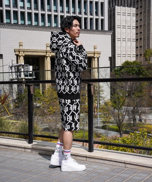 LUXE/R(ラグジュ)の「(RM)【LUXE/R】ジャガード ニット ZIP パーカ パーカー(パーカー・メンズ・ホワイト/ブラック・LARGE/X-LARGE)」の14枚目の写真
