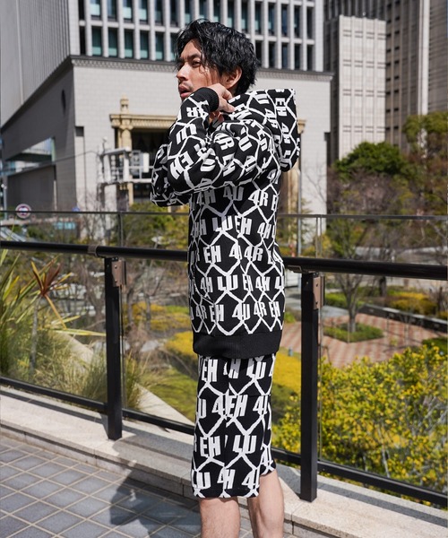 LUXE/R(ラグジュ)の「(RM)【LUXE/R】ジャガード ニット ZIP パーカ パーカー(パーカー・メンズ・ホワイト/ブラック・LARGE/X-LARGE)」の20枚目の写真