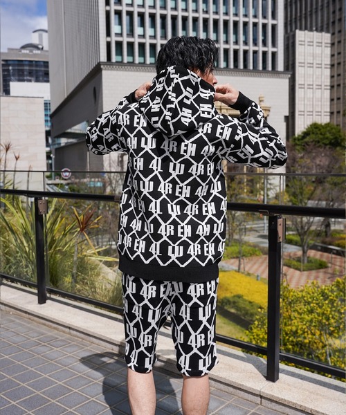 LUXE/R(ラグジュ)の「(RM)【LUXE/R】ジャガード ニット ZIP パーカ パーカー(パーカー・メンズ・ホワイト/ブラック・LARGE/X-LARGE)」の22枚目の写真