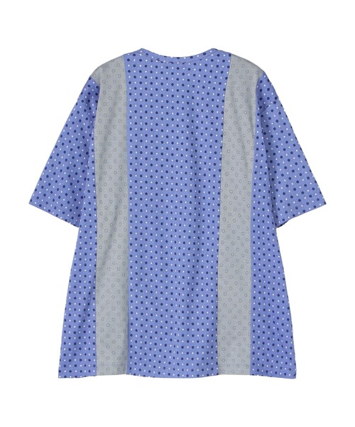 ZUCCa(ズッカ)の「DOT DOCKING JERSEY / Tシャツ / P(Tシャツ/カットソー・レディース・ブルー/ブラック・M size)」の3枚目の写真