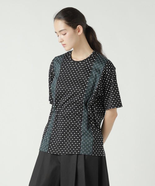 ZUCCa(ズッカ)の「DOT DOCKING JERSEY / Tシャツ / P(Tシャツ/カットソー・レディース・ブルー/ブラック・M size)」の7枚目の写真