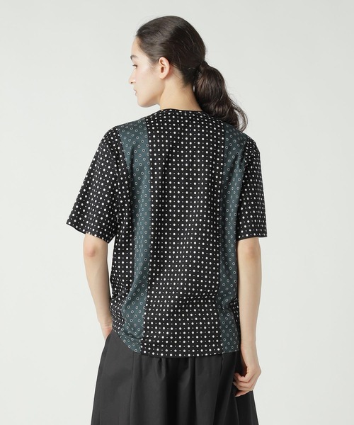 ZUCCa(ズッカ)の「DOT DOCKING JERSEY / Tシャツ / P(Tシャツ/カットソー・レディース・ブルー/ブラック・M size)」の8枚目の写真