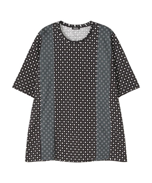 ZUCCa(ズッカ)の「DOT DOCKING JERSEY / Tシャツ / P(Tシャツ/カットソー・レディース・ブルー/ブラック・M size)」の5枚目の写真