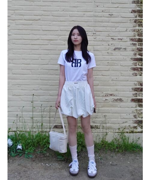 ROCKCAKE(ロックケーキ)の「Square Logo Denim Top - White(Tシャツ/カットソー・レディース・その他・SMALL)」の14枚目の写真