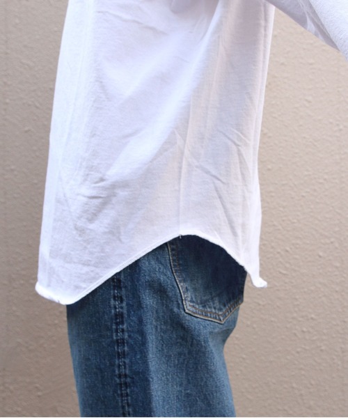 WALLA WALLA SPORT(ワラワラスポーツ)の「WALLA WALLA SPORTS/ワラワラスポーツ 3/4 ベースボールTEE ソリッド 3/4 BASEBALL TEE SOLID(Tシャツ/カットソー・メンズ・アイボリー/ホワイト/スミクロ・L/XL/XXL)」の22枚目の写真