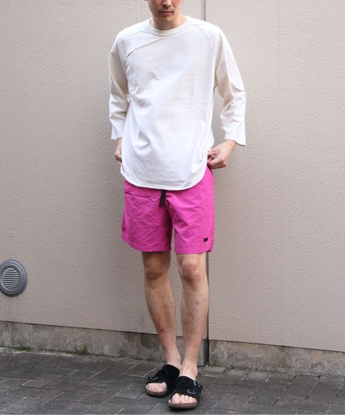 WALLA WALLA SPORT(ワラワラスポーツ)の「WALLA WALLA SPORTS/ワラワラスポーツ 3/4 ベースボールTEE ソリッド 3/4 BASEBALL TEE SOLID(Tシャツ/カットソー・メンズ・アイボリー/ホワイト/スミクロ・L/XL/XXL)」の13枚目の写真
