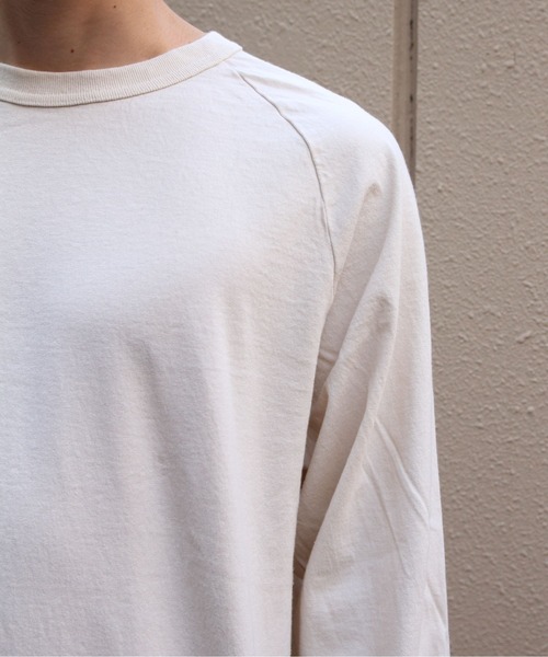 WALLA WALLA SPORT(ワラワラスポーツ)の「WALLA WALLA SPORTS/ワラワラスポーツ 3/4 ベースボールTEE ソリッド 3/4 BASEBALL TEE SOLID(Tシャツ/カットソー・メンズ・アイボリー/ホワイト/スミクロ・L/XL/XXL)」の18枚目の写真