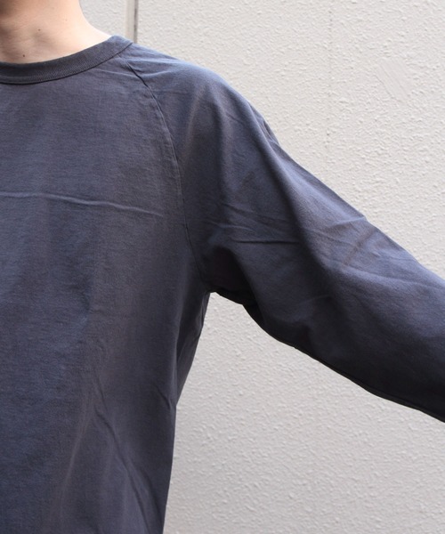 WALLA WALLA SPORT(ワラワラスポーツ)の「WALLA WALLA SPORTS/ワラワラスポーツ 3/4 ベースボールTEE ソリッド 3/4 BASEBALL TEE SOLID(Tシャツ/カットソー・メンズ・アイボリー/ホワイト/スミクロ・L/XL/XXL)」の10枚目の写真