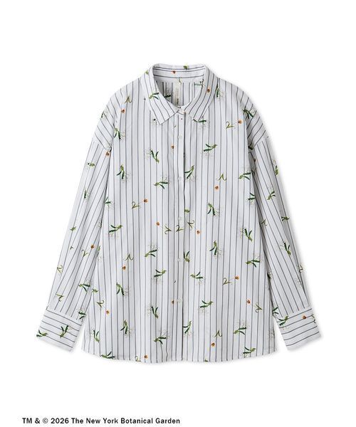 emmi(エミ)の「【emmi×NYBG】ストライプリラックスシャツ【セットアップ対応】(ルームウェア/パジャマ・レディース・ブルー/イエロー/ホワイト・F)」の22枚目の写真