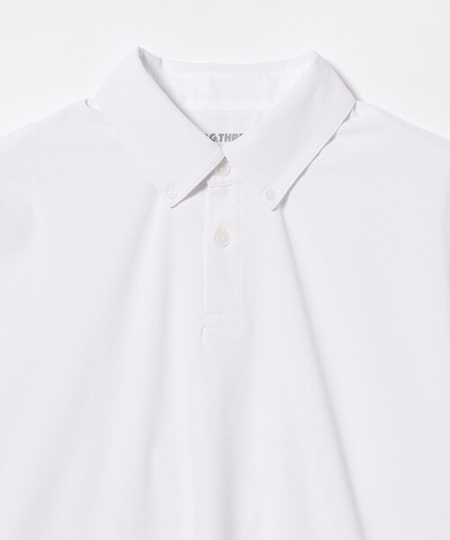 BEAMS GOLF（ビームスゴルフ）の「〈MEN〉B.G.THREE / ALL-TIME オールラウンド ボタンダウンシャツ（LV.2）（ポロシャツ・メンズ・ブラック/ネイビー/ホワイト・MEDIUM/LARGE/X-LARGE）」の5枚目の写真