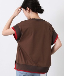 Munich（ミューニック）の「配色リブクルーネックT（Tシャツ/カットソー）」