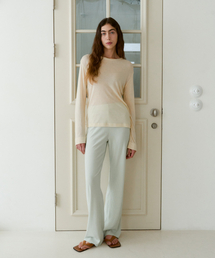 Rib Knit Pants (Mint)