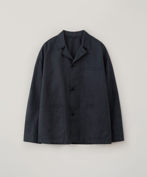 BLANKROOM(ブランクルーム)の「ラスティックラミジャケット_NAVY(テーラードジャケット・メンズ・その他・1/2/3)」の1枚目の写真