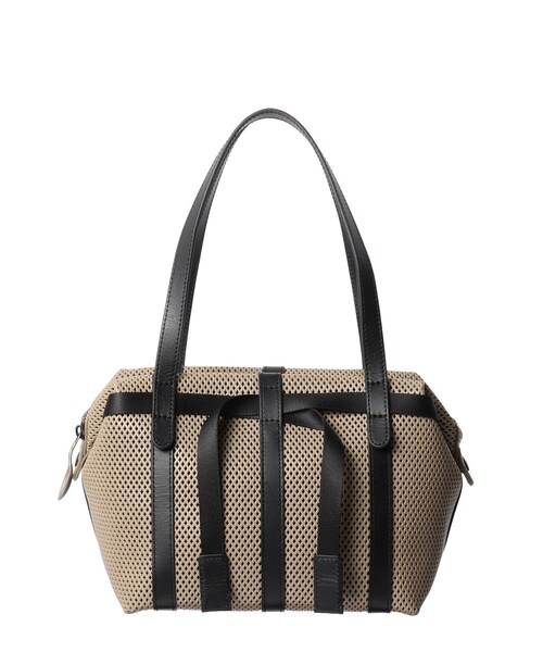 HIROKO HAYASHI(ヒロコハヤシ)の「PANIER(パニエ)ボストンバッグ(ボストンバッグ・レディース・オフホワイト/ベージュ系4/ブラック・00)」の4枚目の写真