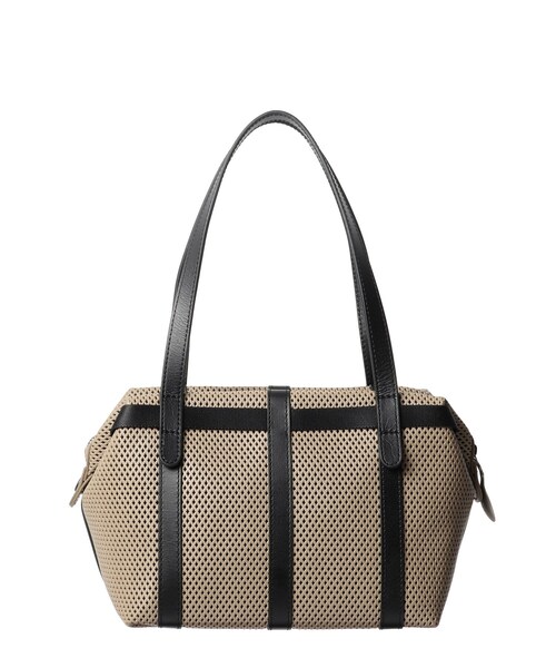 HIROKO HAYASHI(ヒロコハヤシ)の「PANIER(パニエ)ボストンバッグ(ボストンバッグ・レディース・オフホワイト/ベージュ系4/ブラック・00)」の7枚目の写真