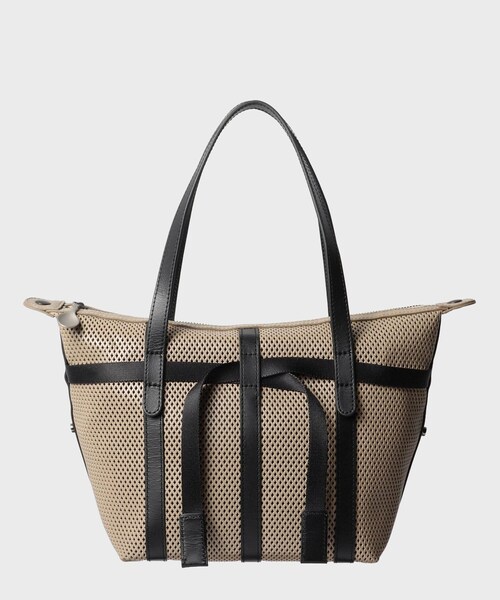 HIROKO HAYASHI（ヒロコハヤシ）の「PANIER（パニエ）ボストンバッグ（ボストンバッグ・レディース・オフホワイト/ベージュ系4/ブラック・00）」の10枚目の写真