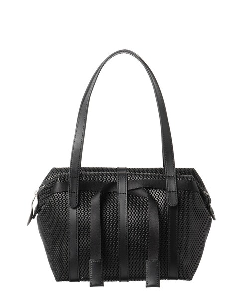 HIROKO HAYASHI（ヒロコハヤシ）の「PANIER（パニエ）ボストンバッグ（ボストンバッグ・レディース・オフホワイト/ベージュ系4/ブラック・00）」の4枚目の写真