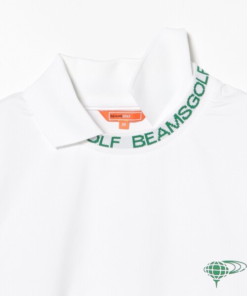 BEAMS GOLF(ビームスゴルフ)の「ORANGE LABEL / TEXBRID(R)襟テープロゴ ポロシャツ(吸水速乾・UVカット)(ポロシャツ・メンズ・ネイビー/ホワイト/ブラック・S/XL/M/L)」の18枚目の写真