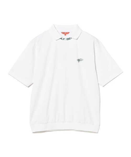 BEAMS GOLF(ビームスゴルフ)の「ORANGE LABEL / TEXBRID(R)襟テープロゴ ポロシャツ(吸水速乾・UVカット)(ポロシャツ・メンズ・ネイビー/ホワイト/ブラック・S/XL/M/L)」の8枚目の写真