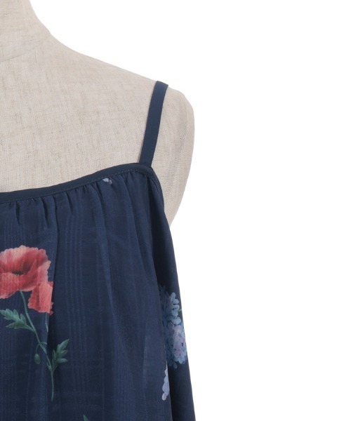 axes femme(アクシーズファム)の「裾レースキャミチュニック(チュニック・レディース・ネイビー/ホワイト/クリーム・FREE)」の17枚目の写真