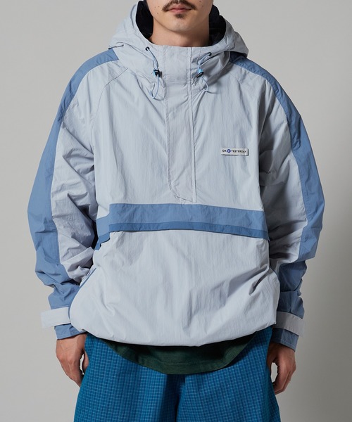 OK YESTERDAY(オッケーイエスタデイ)の「OK YESTERDAY / オーケー イエスタデイ ナイロンアノラック 秋 秋服 2026年秋冬(ナイロンジャケット・メンズ・ブラック/ブルー・M/L)」の11枚目の写真