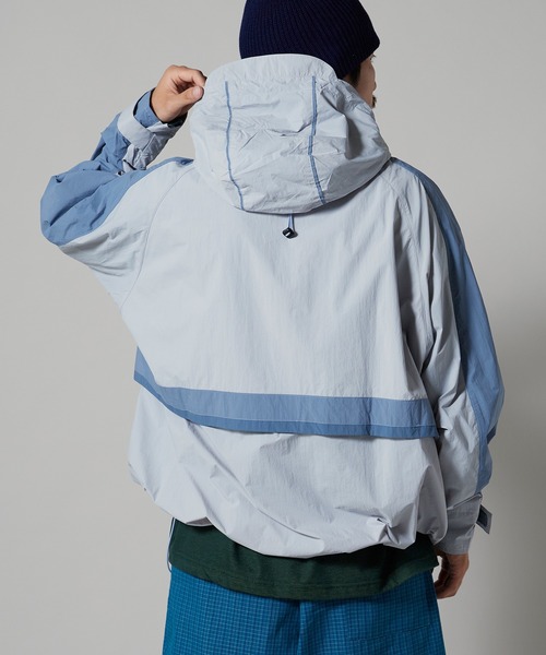 OK YESTERDAY(オッケーイエスタデイ)の「OK YESTERDAY / オーケー イエスタデイ ナイロンアノラック 秋 秋服 2026年秋冬(ナイロンジャケット・メンズ・ブラック/ブルー・M/L)」の13枚目の写真