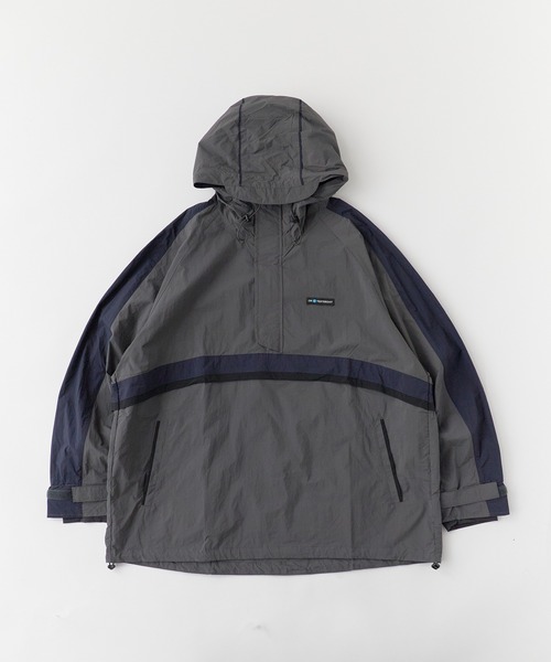 OK YESTERDAY(オッケーイエスタデイ)の「OK YESTERDAY / オーケー イエスタデイ ナイロンアノラック 秋 秋服 2026年秋冬(ナイロンジャケット・メンズ・ブラック/ブルー・M/L)」の3枚目の写真