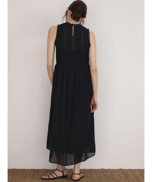 FIKA.(フィーカ)の「Sleeveless lace panel onepiece(ワンピース・レディース・ブラック/オフホワイト・MEDIUM)」の20枚目の写真