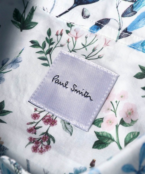 Paul Smith（ポールスミス）の「ウィメンズ リバティプリント 半袖シャツ / 165013 SH168（シャツ/ブラウス・レディース・ブルー/ピンク・40/38）」の5枚目の写真